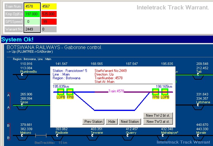 Inteletrack Track Warrant.